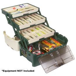 Plano Hybrid Hip 3 Tray Tackle Box Forest Green