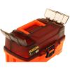 Plano 2 Tray Tackle Box w/Dual Top Access Smoke amp Bright Orange