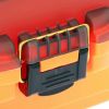 Plano 2 Tray Tackle Box w/Dual Top Access Smoke amp Bright Orange