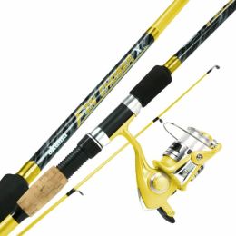 Okuma Fin Chaser X Series Spinning Combo Yellow 6ft 6in Rod