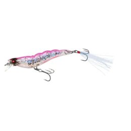 Yo-Zuri Crystal 3D Shrimp SS 90mm 3.5in Holographic Hot Pink