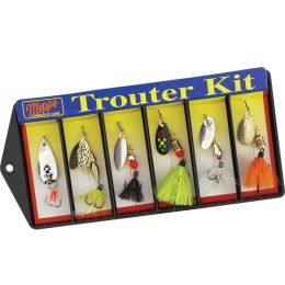 Mepps Trouter Kit Plain and Dressed Lure Assortment
