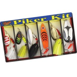 Mepps Piker Kit 6 Lures Dressed