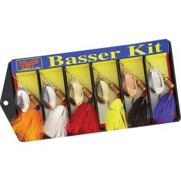 Mepps Basser Kit Dressed 3 Aglia Assortment