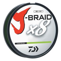 Daiwa J-Braid Chartreuse Fishing Line 330 Yards 30lb Test