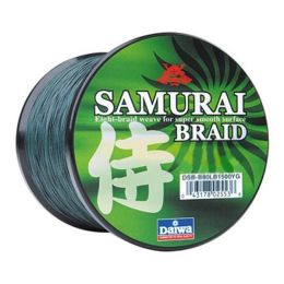 Daiwa Samurai Braid Filler Spool 300Y Green 40 lb. Test
